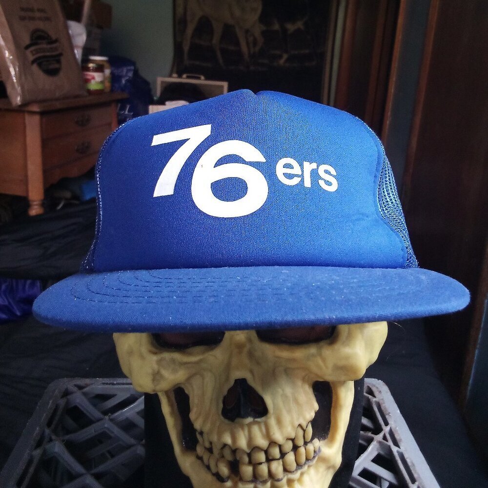 Deadstock Vintage Philadelphia 76ers Snap Hat Trucker Hat Cap